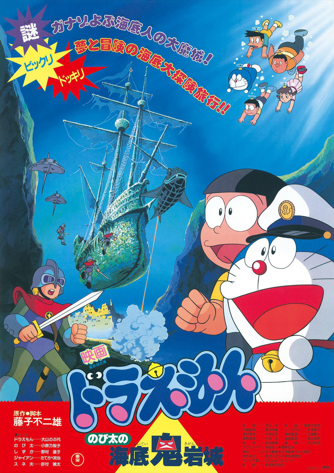 Doraemon The Movie 1983 โดเรม่อน เดอะมูฟวี่ ตอน ผจญภัยใต้สมุทร พากย์ไทย